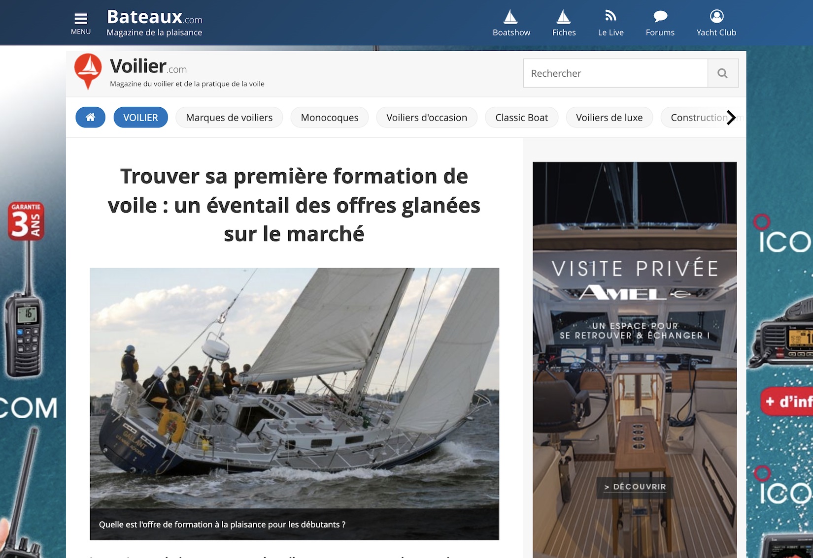 Bateaux.com parle de l’ECP
