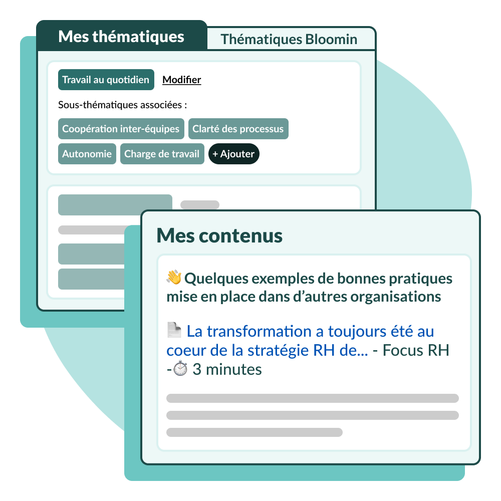 Thématiques Bloomin