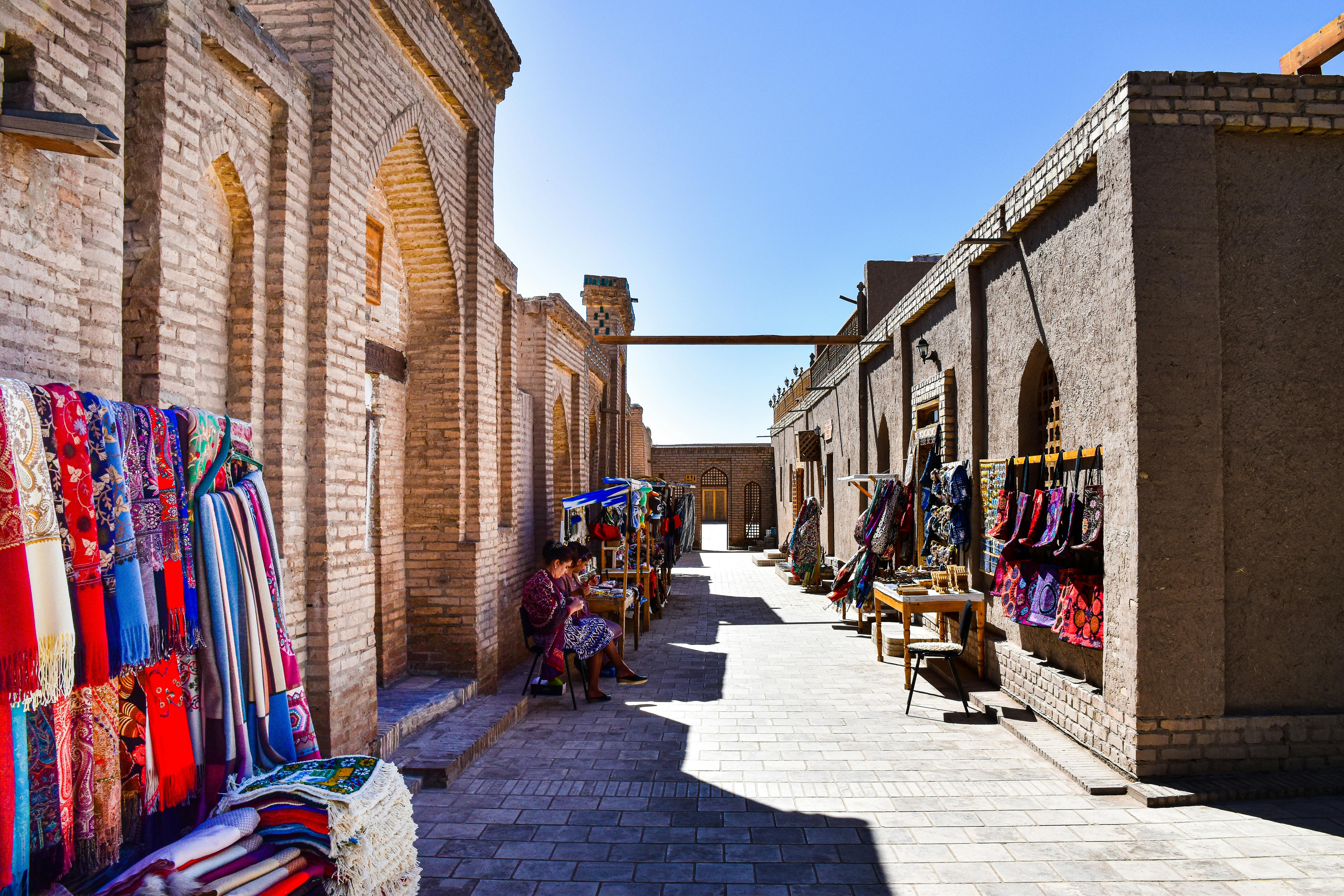 Le bazar Tok à Boukhara